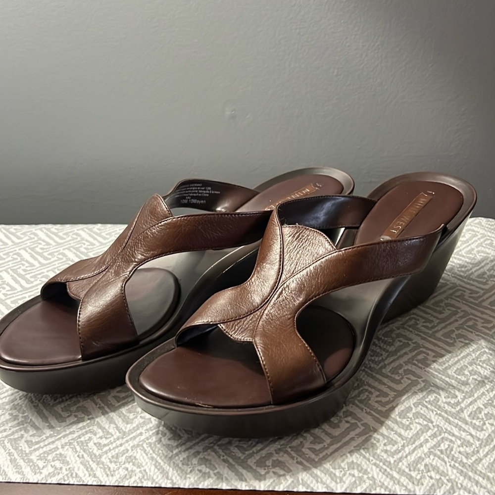 Nine West wedge sandals 10M